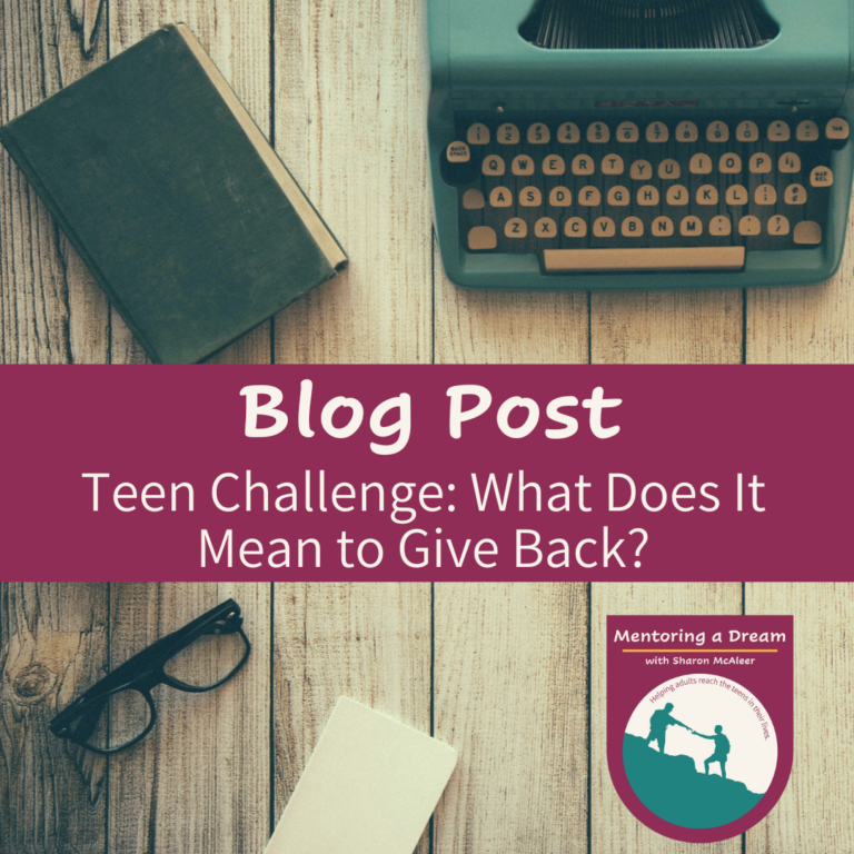 Teen Challenge - Giving Back to others